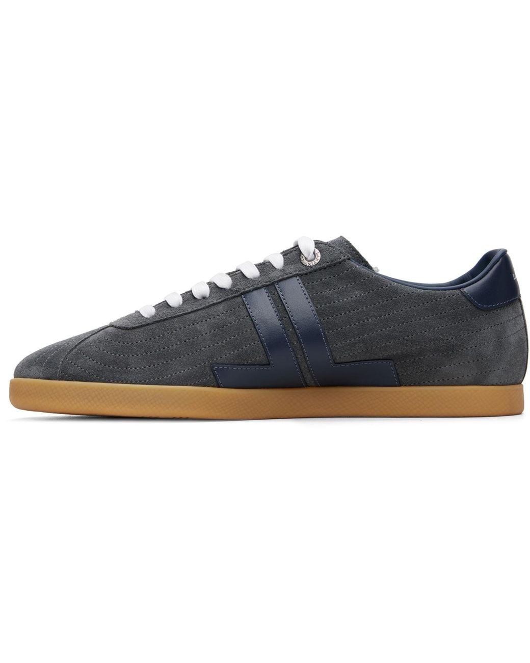Lanvin Blue Glen Full Leather Sneakers for men