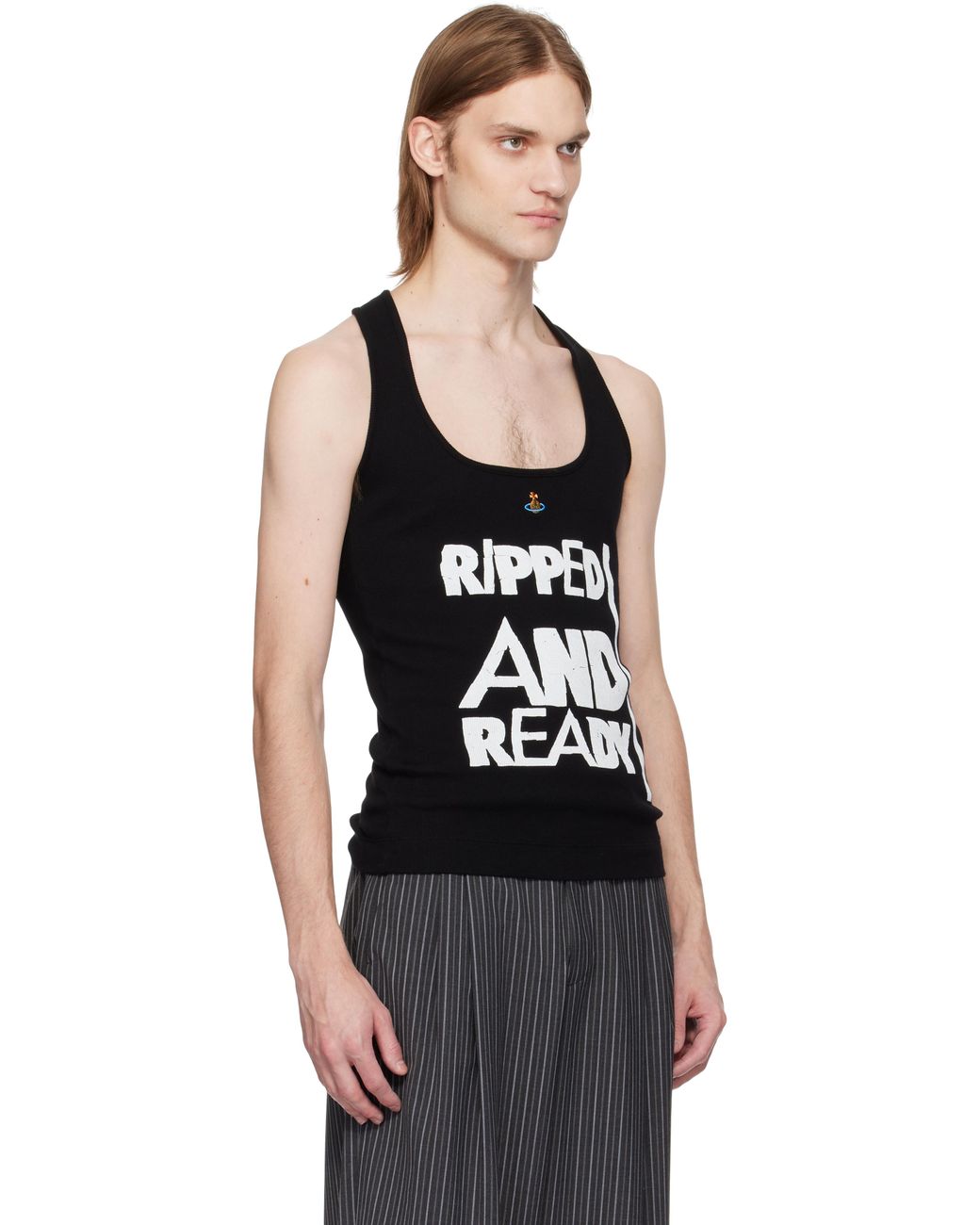Vivienne Westwood Rip kiss タンクトップ ノースリーブ Vivienne Westwood Multicolor Kiss T-Shirt Vivienne Westwood