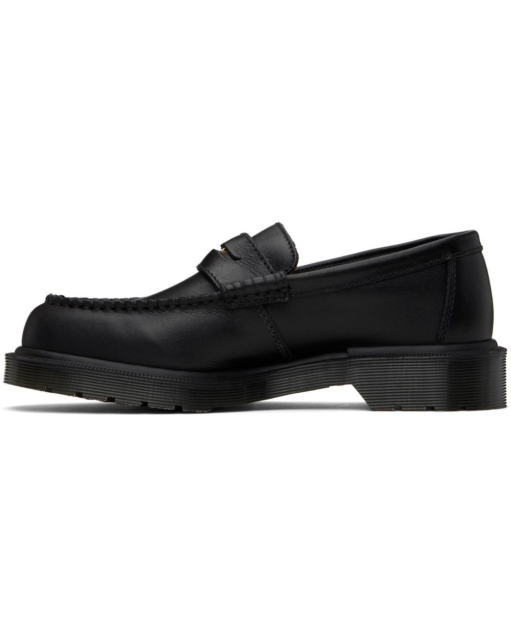 Dr. Martens Black Penton Leather Loafers for men