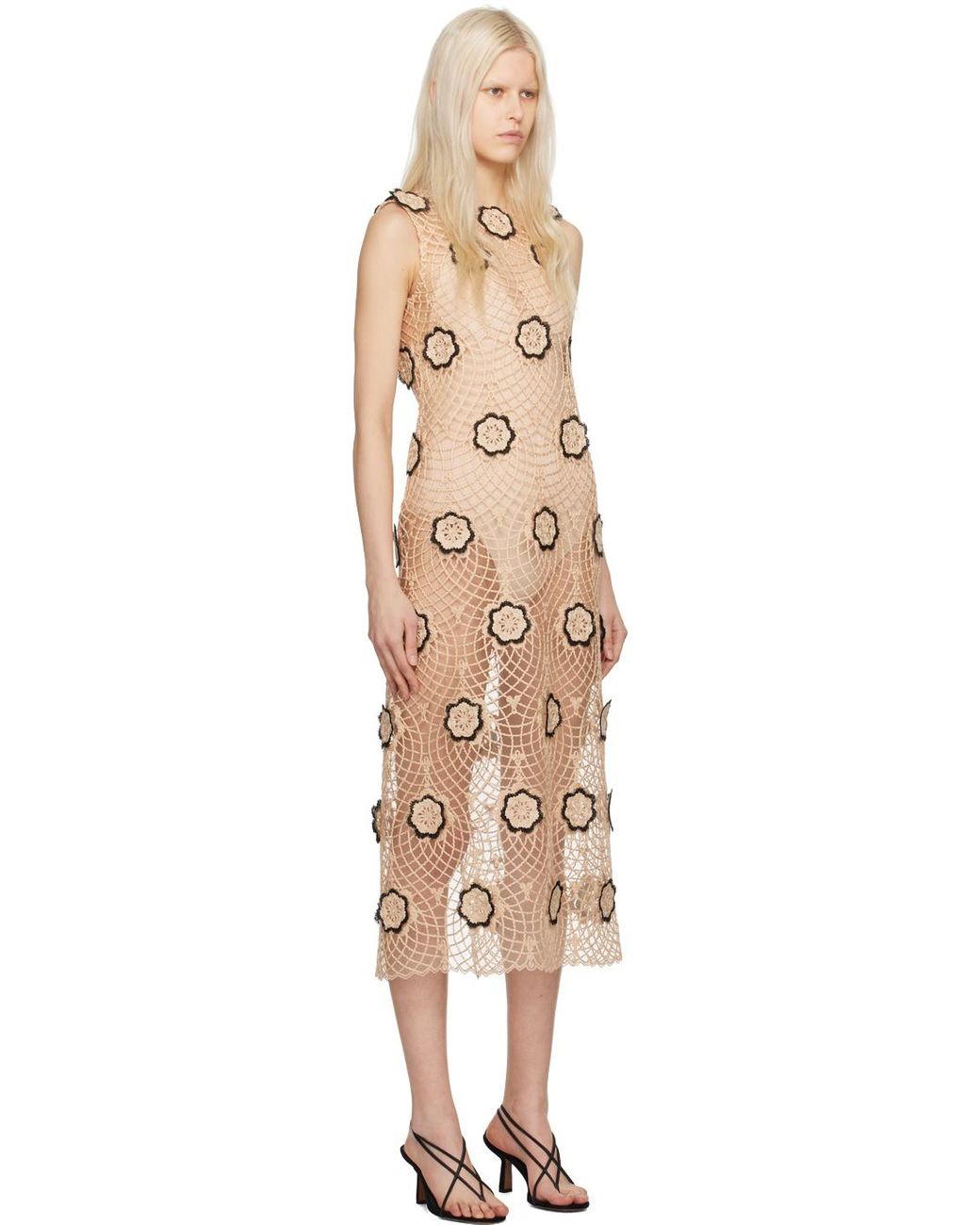 Beaufille Black Zelle Midi Dress