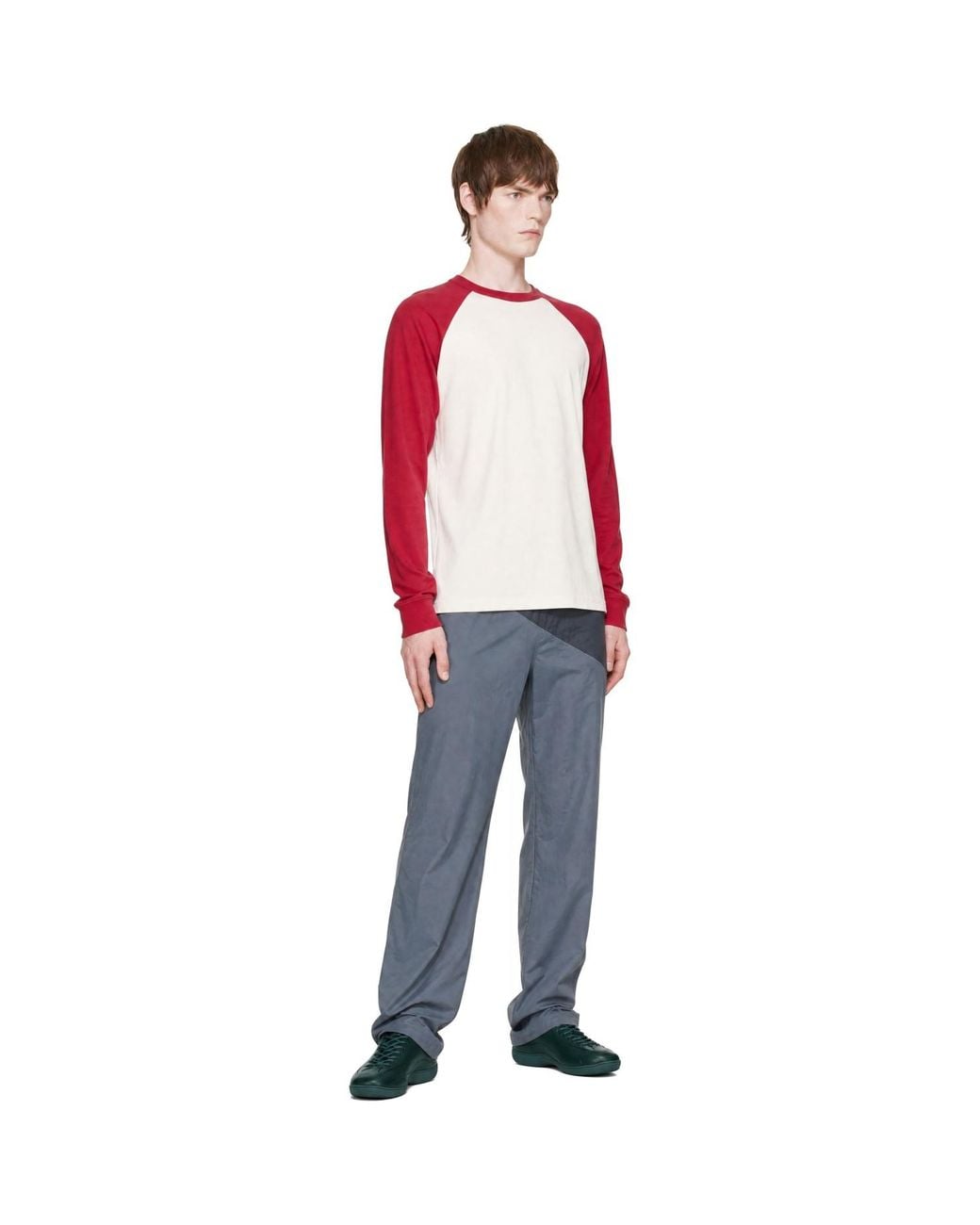GIMAGUAS Red Samuel Long Sleeve T-Shirt for men