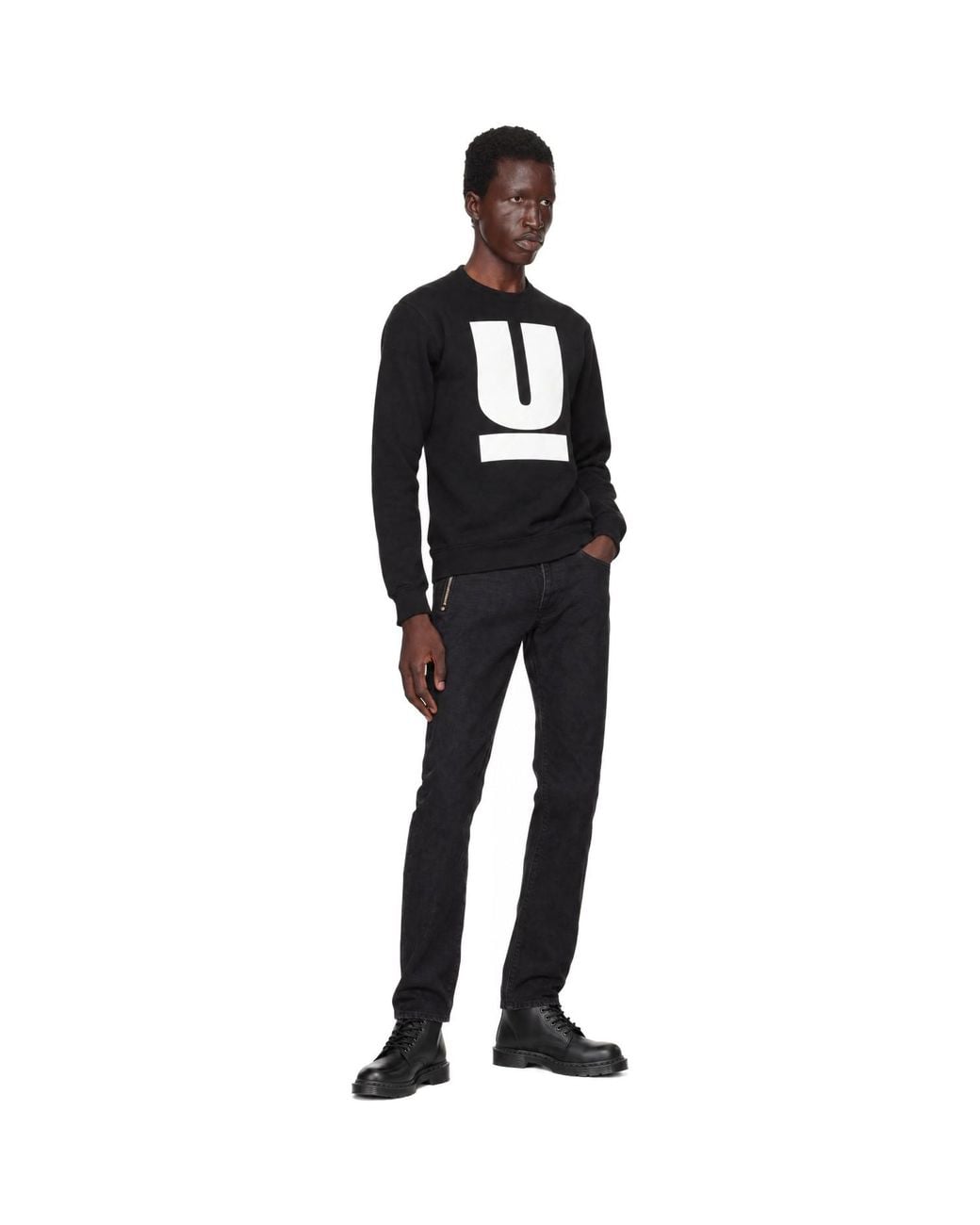 Undercover Black Ub0D4801-Sweatshirt for men