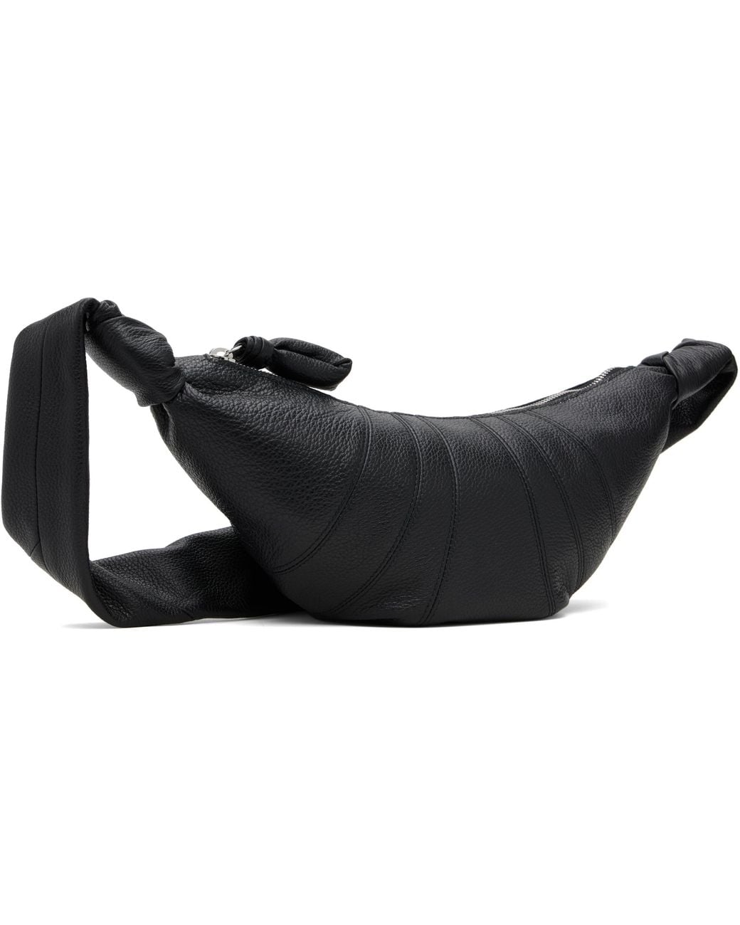 Lemaire Black Small Croissant Bag for men