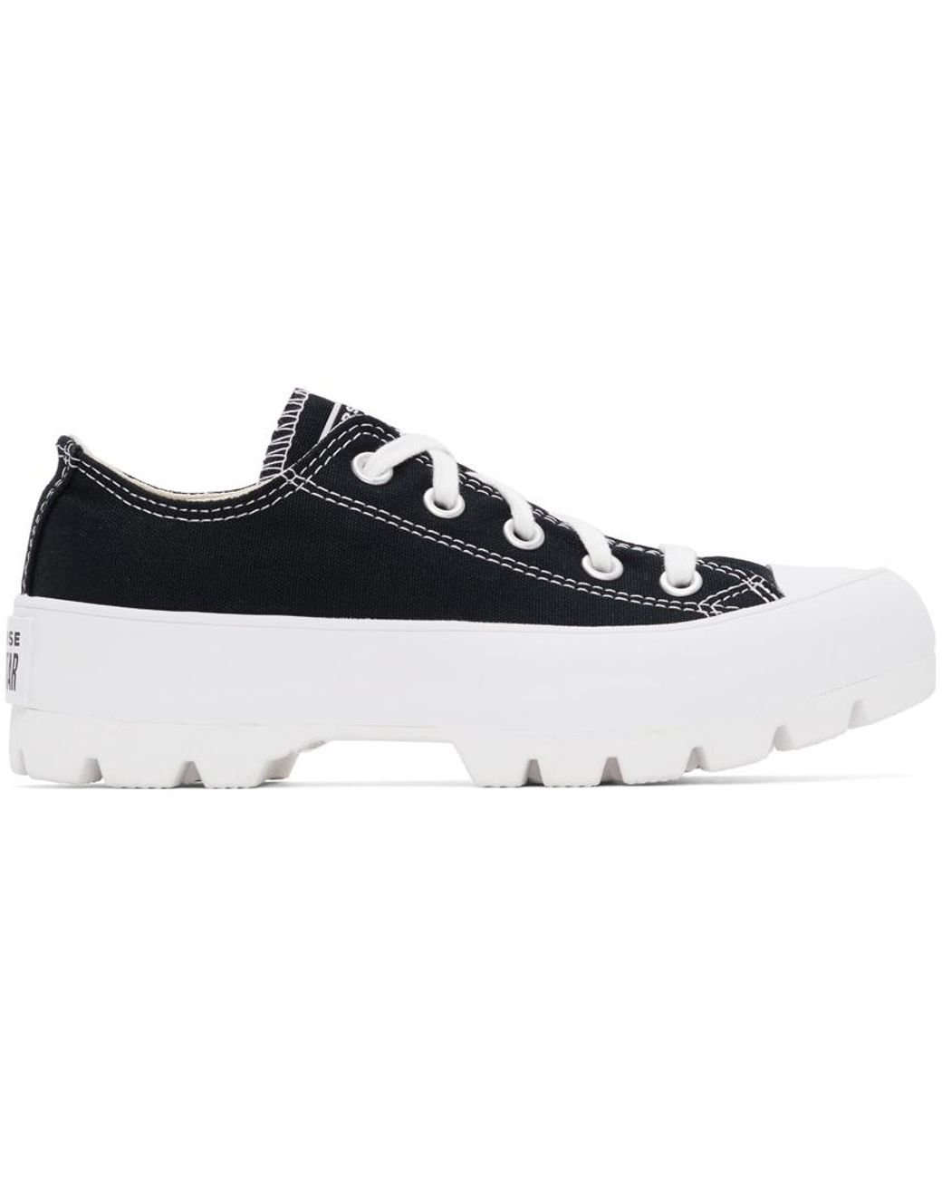 Converse lugged Chuck Taylor All Star Low Sneakers in Black | Lyst Australia