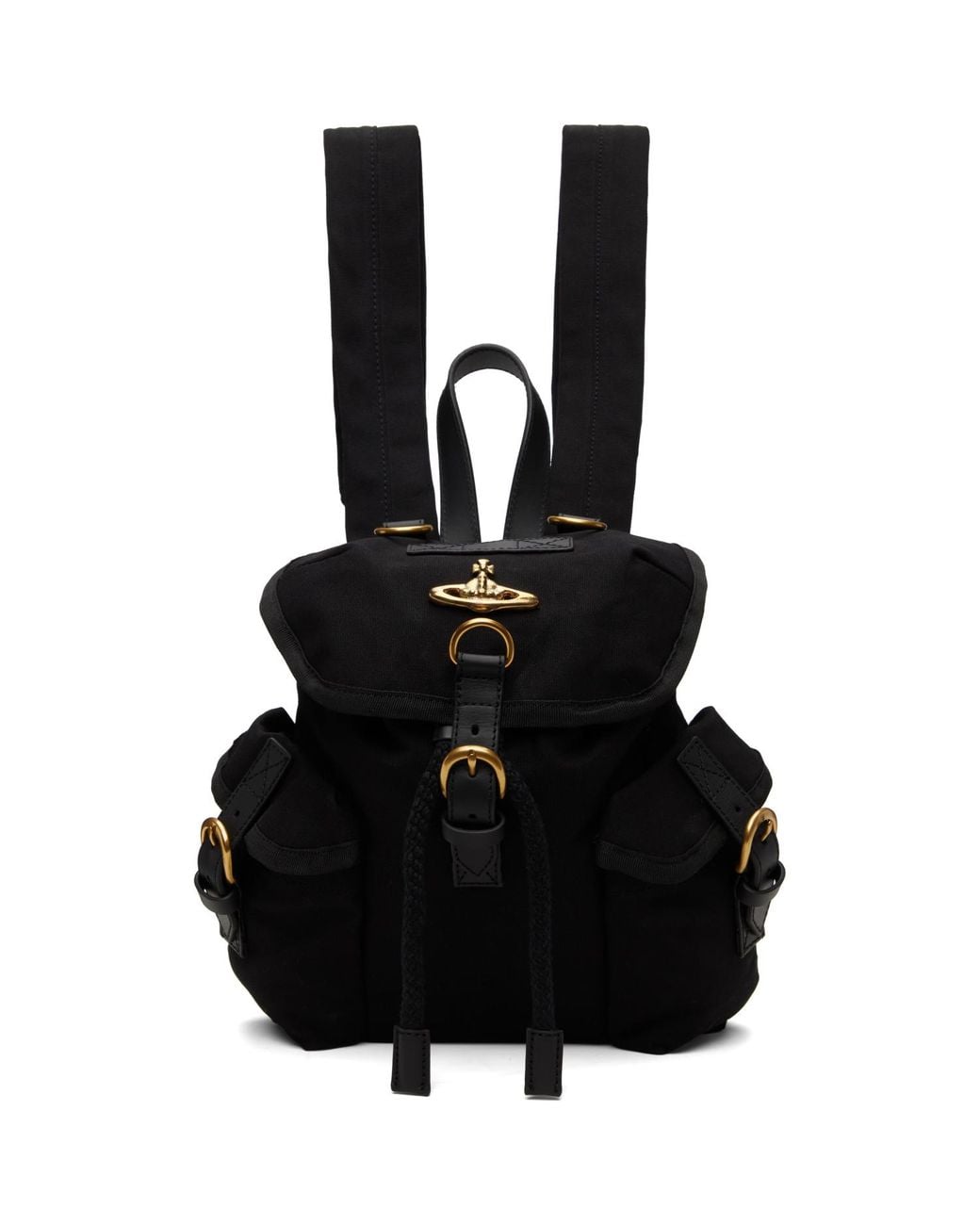 Vivienne Westwood Black Highland Small Backpack