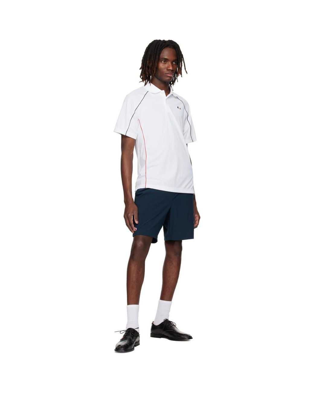 Lacoste White French Tennis Team Polo for men