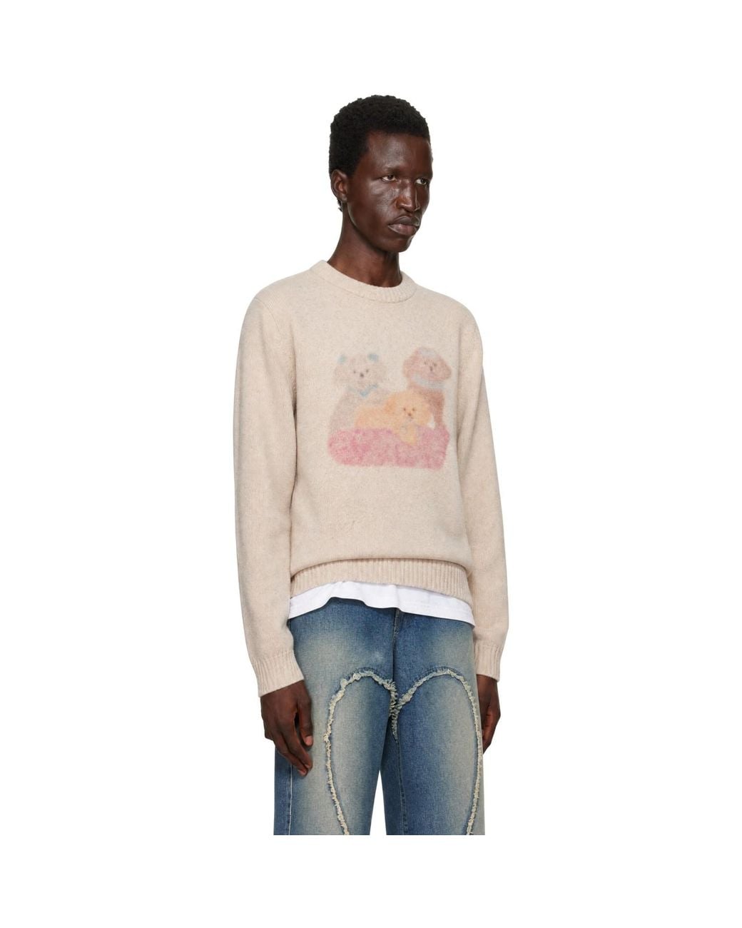 Carne Bollente Natural Carne Kennel Club Sweater for men