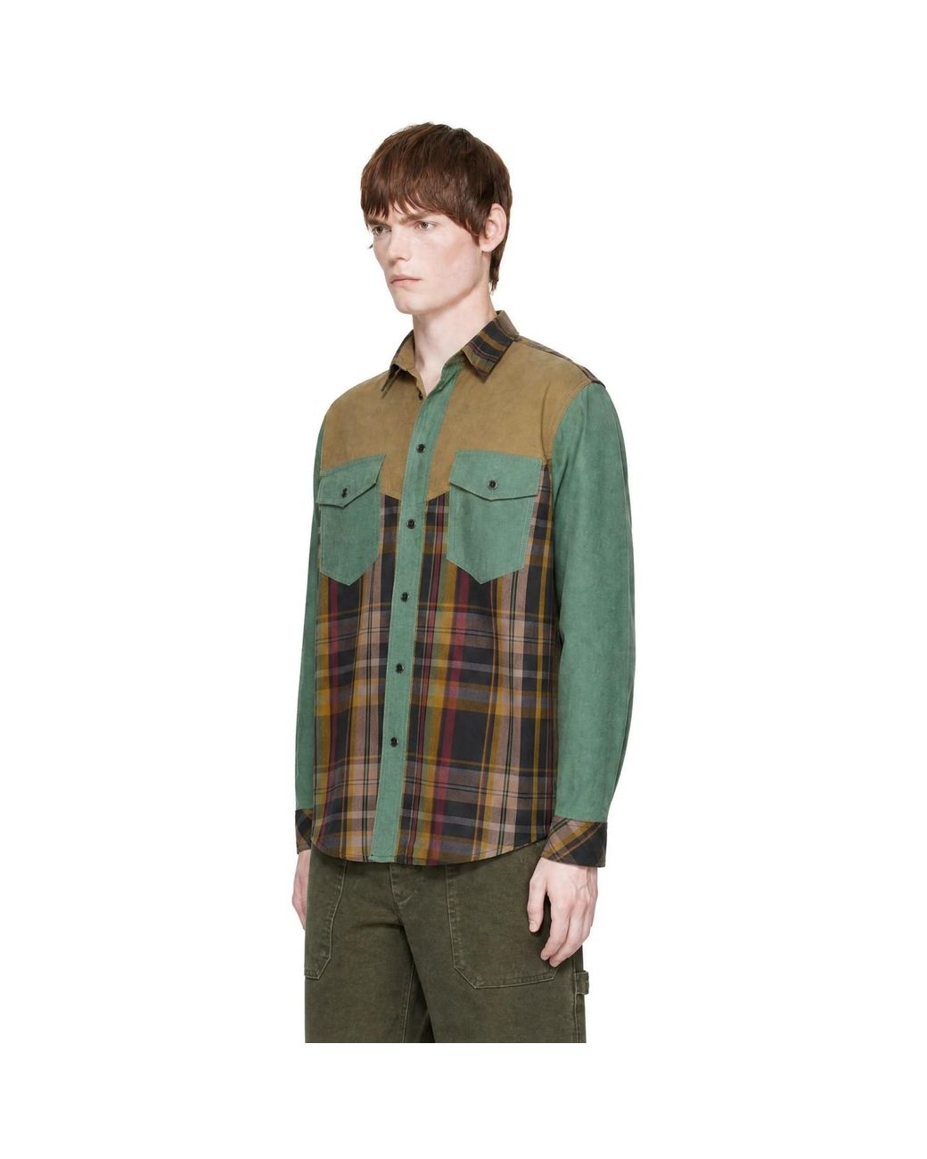 Isabel Marant Green Sacha Shirt for men