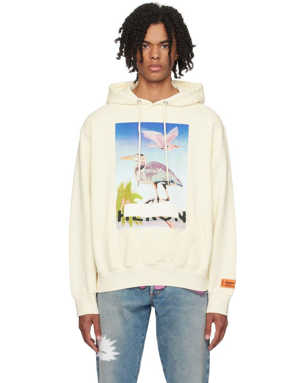 Heron preston hoodie sizing sale