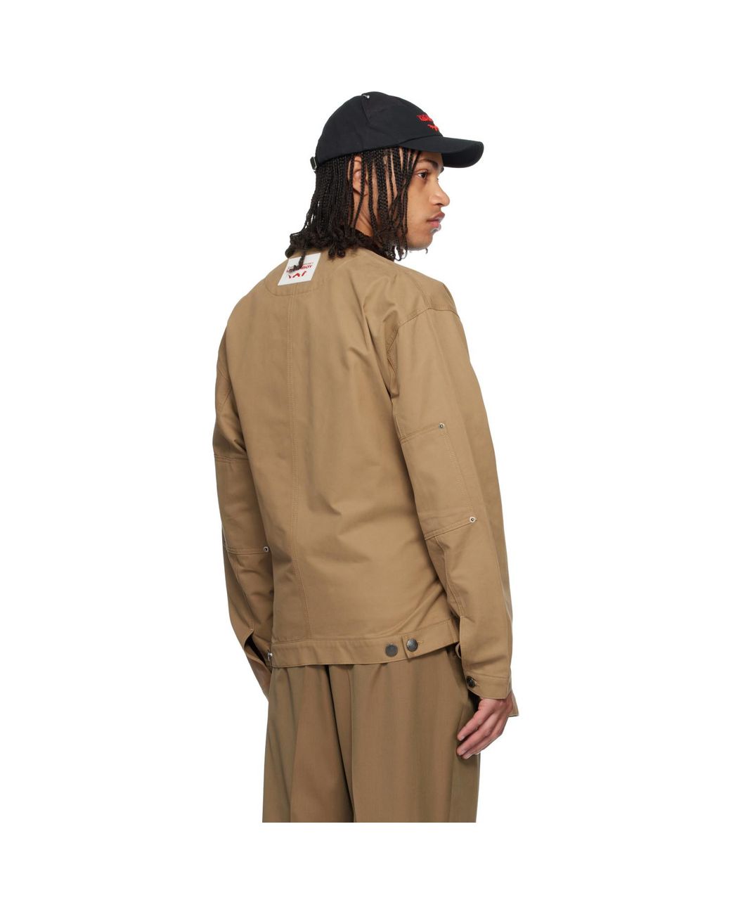 Charles Jeffrey Natural Tan Hug Jacket for men