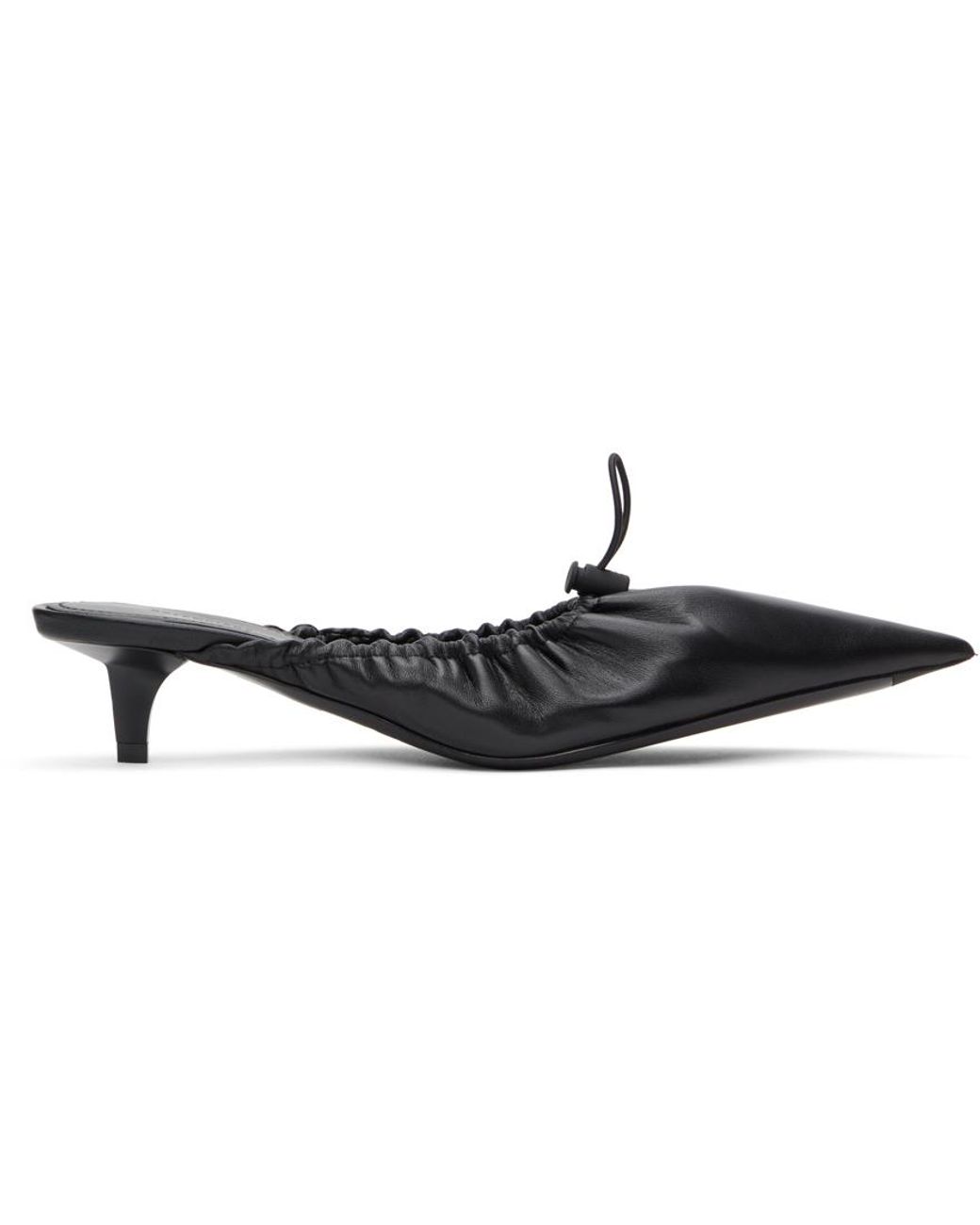balenciaga scrunch knife mules