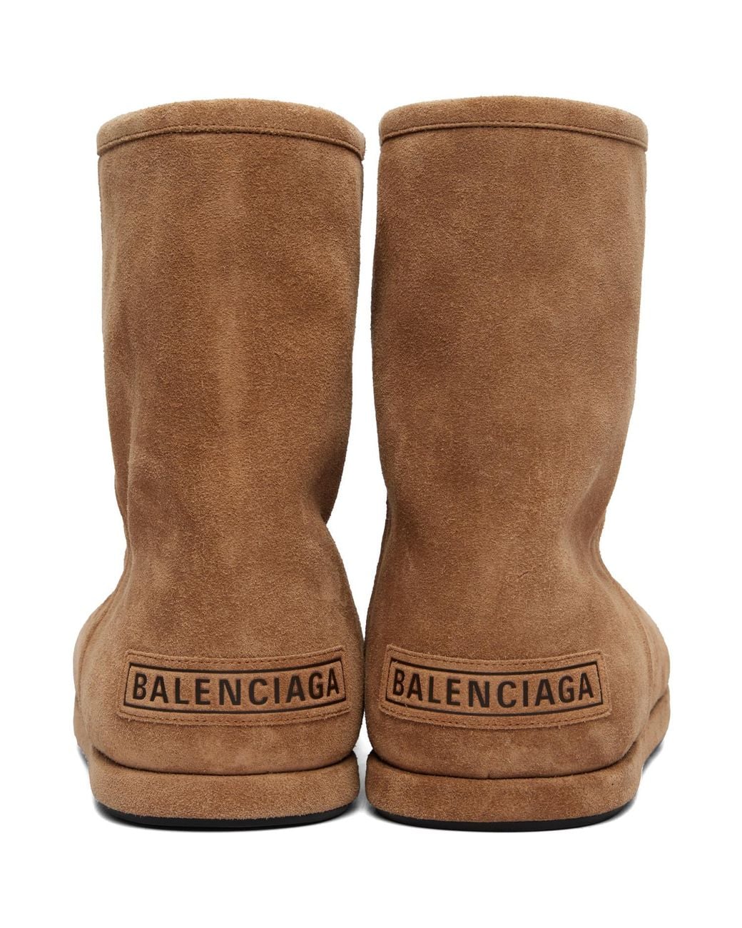Balenciaga Brown Alaska Soft Boots for men