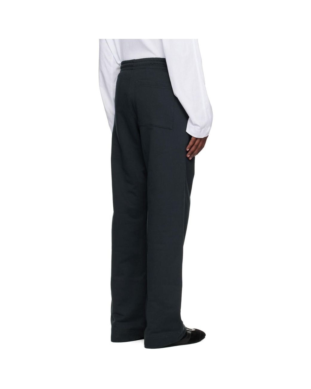Dries Van Noten Black Drawstring Sweatpants for men