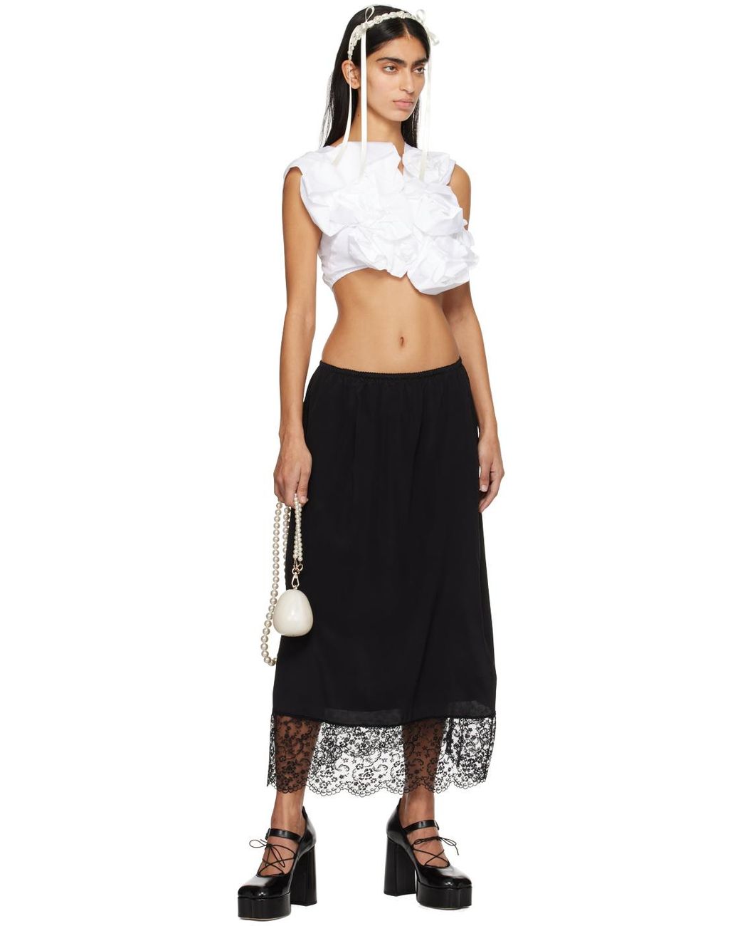 トップス Simone Rocha Clustered Rose Top UK 6 Simone Rocha Clustered Rose Top UK 6