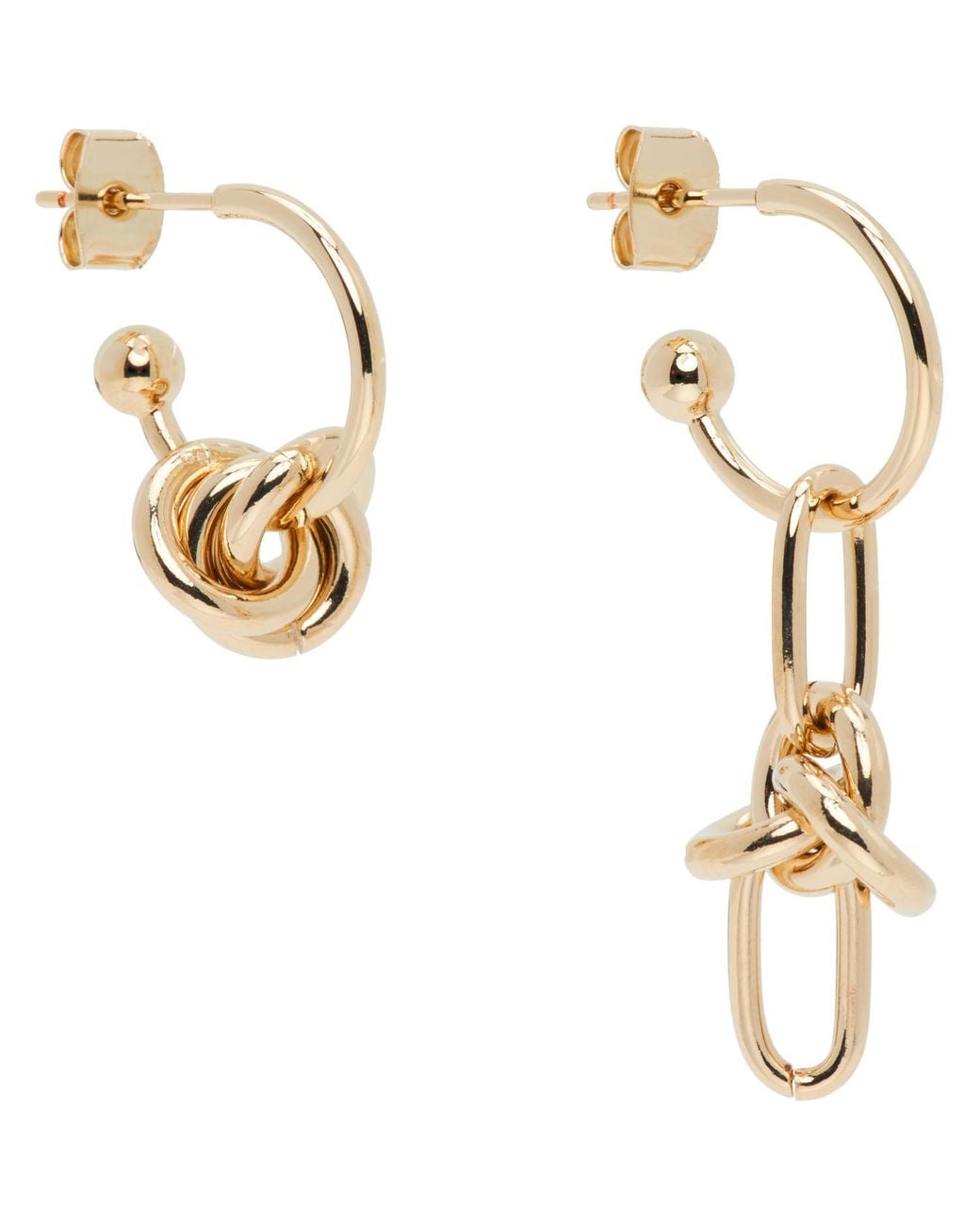Justine Clenquet Metallic Daria Earrings