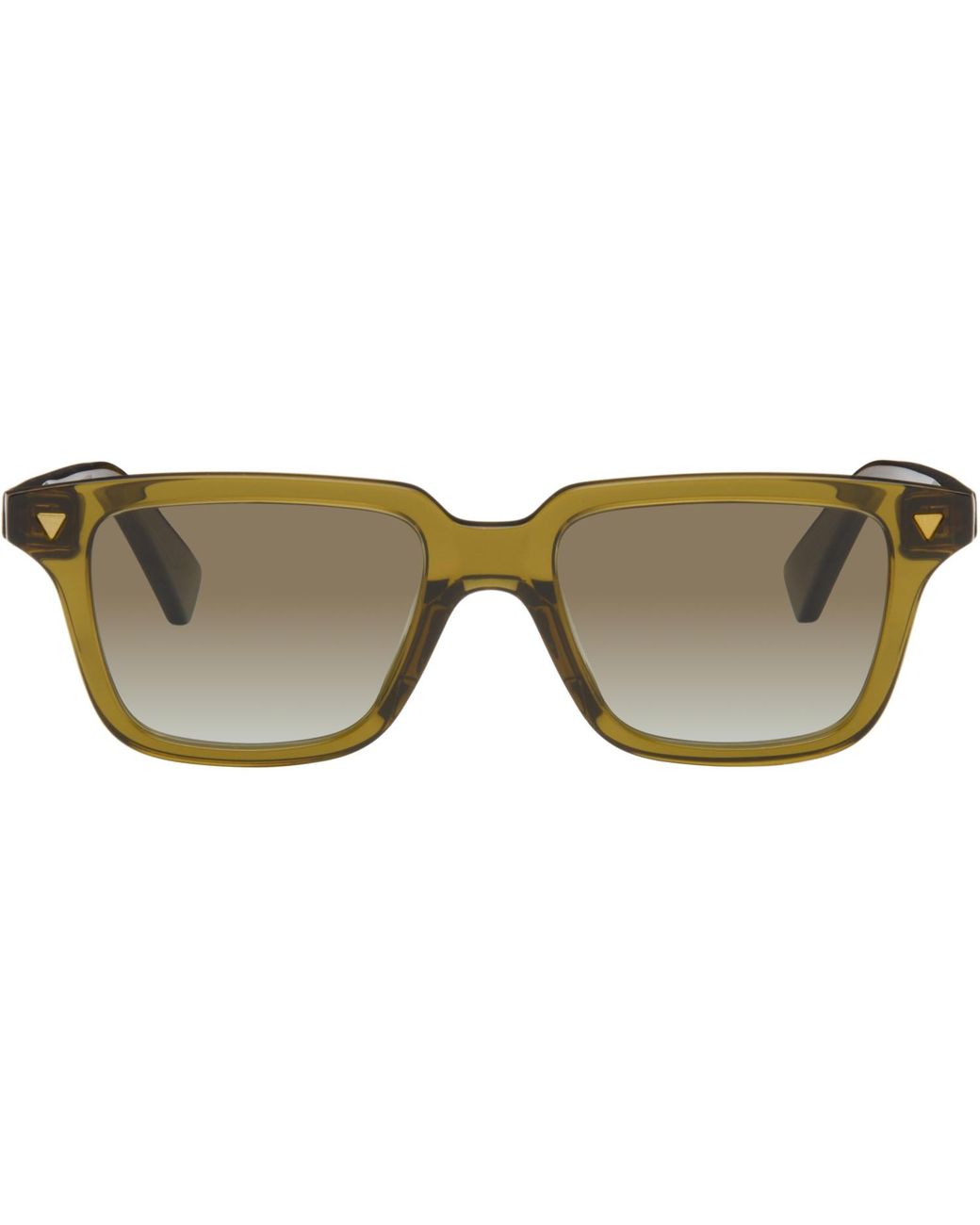Bottega Veneta Black Triangle Sunglasses for men