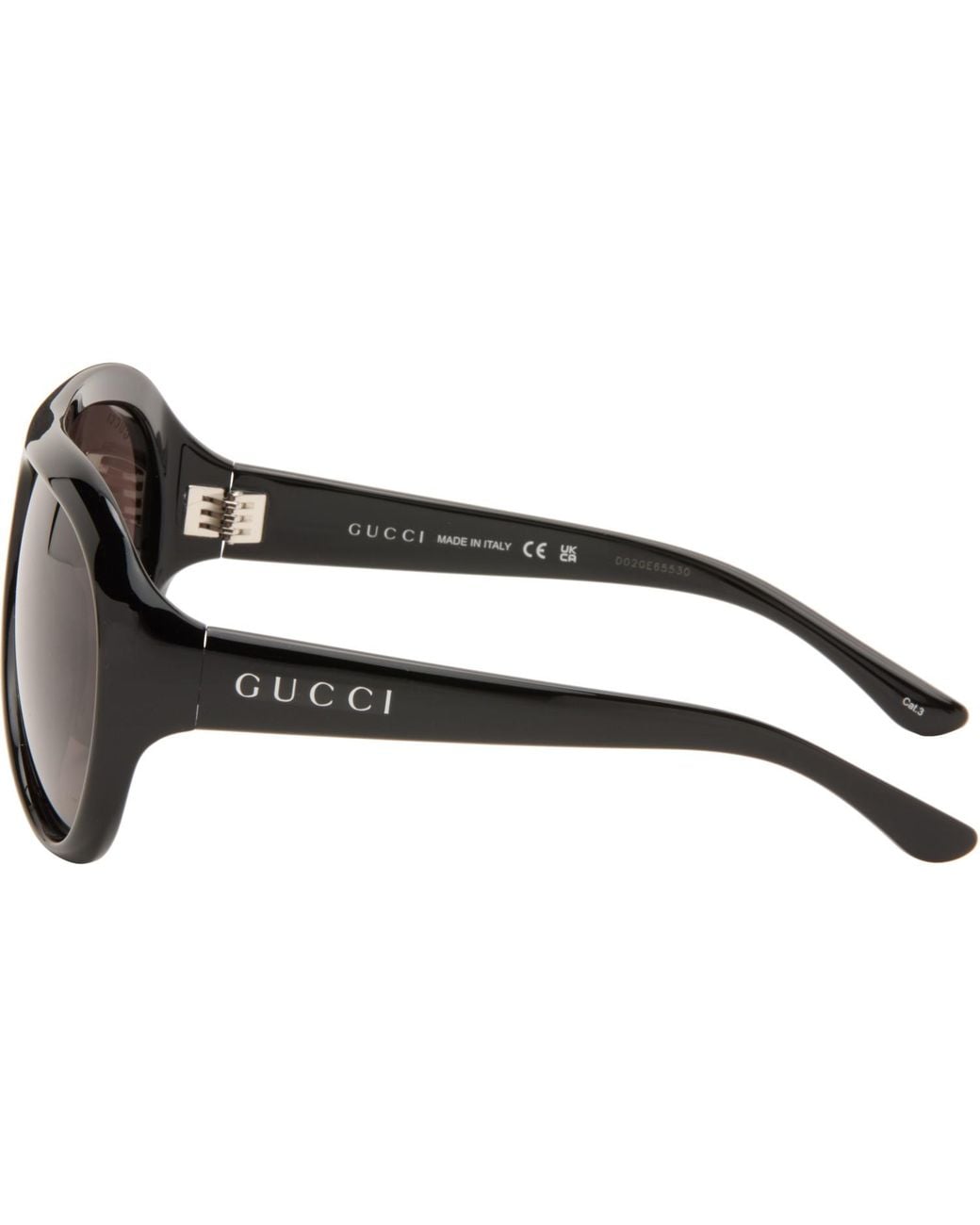 Gucci Gray Pilot Frame Sunglasses