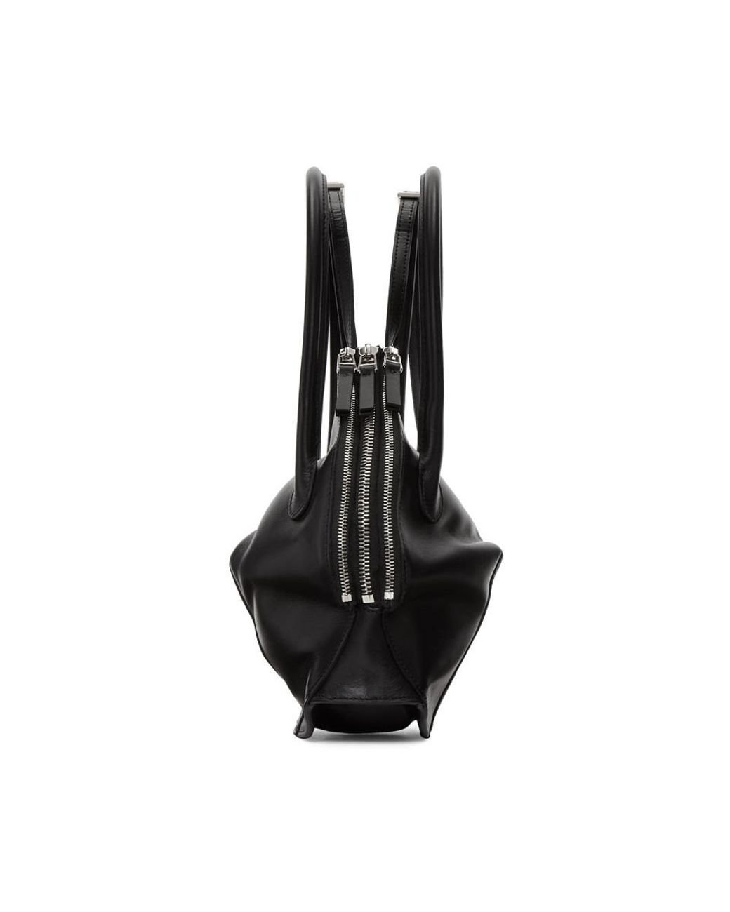 Helmut Lang Black Leather Bra Bag