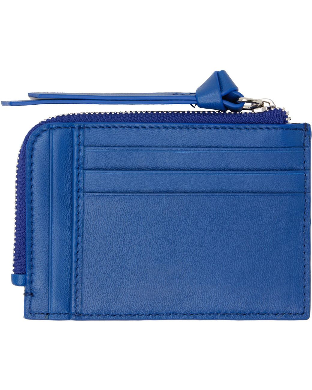 Vivienne Westwood Blue Zip Card Holder for men
