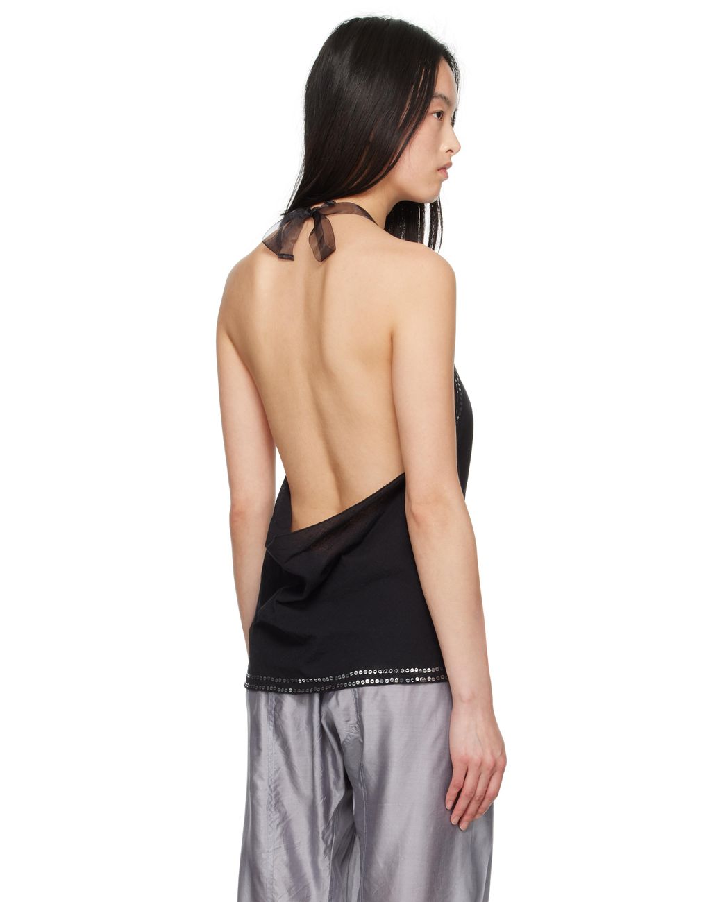 トップス gimaguas black Cala tops Gimaguas: Black Cala Tank Top | SSENSE Canada