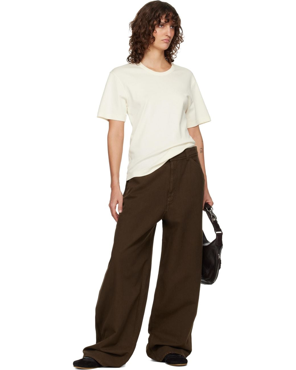 Lemaire Black Soft Runner Sneakers