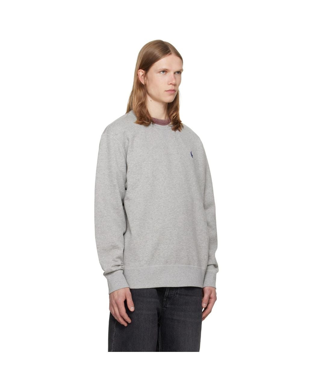 Polo Ralph Lauren Gray 'The Rl Fleece' Sweatshirt for men