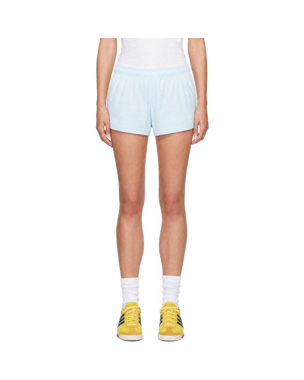 Sporty & Rich Blue International Disco Shorts