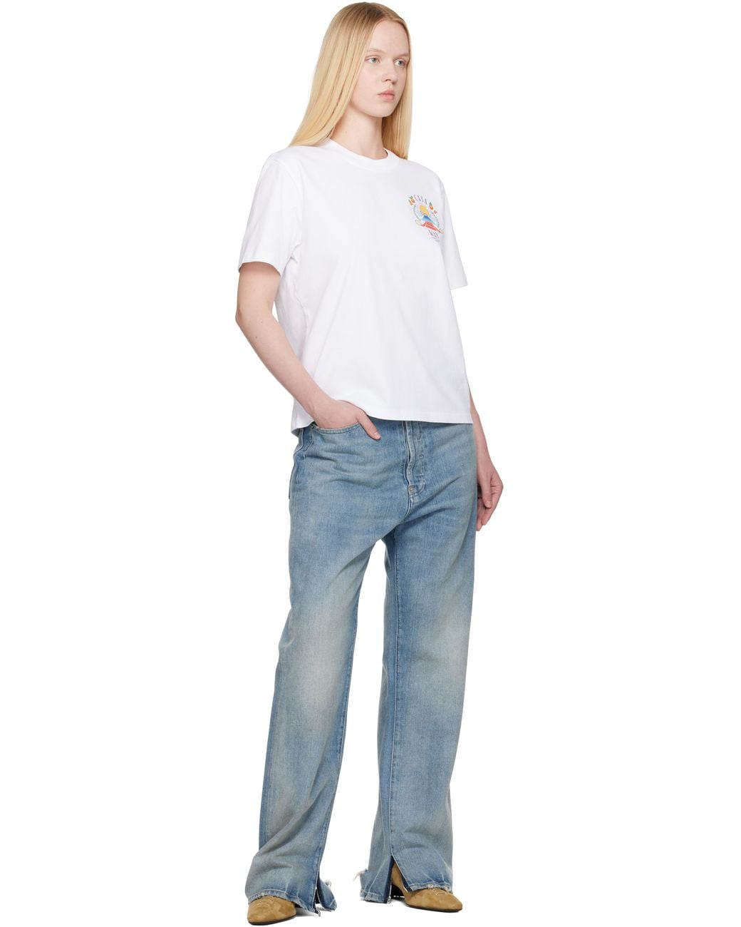 Casablanca White Casa Way T Shirt