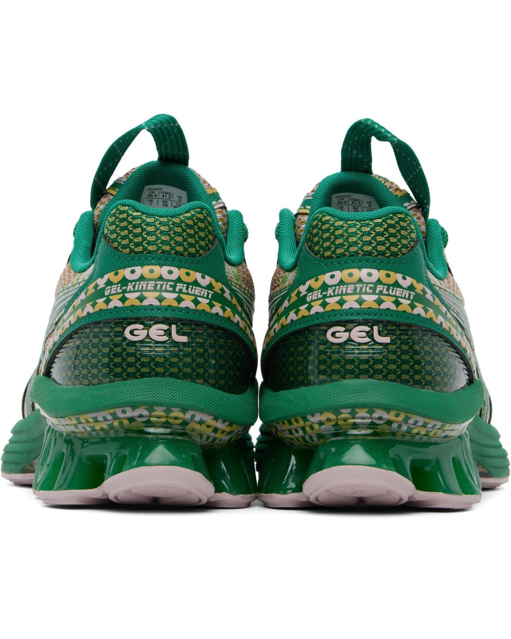 Asics Green Kiko Kostadinov Us7-S Gel-Kinetic Fluent for men