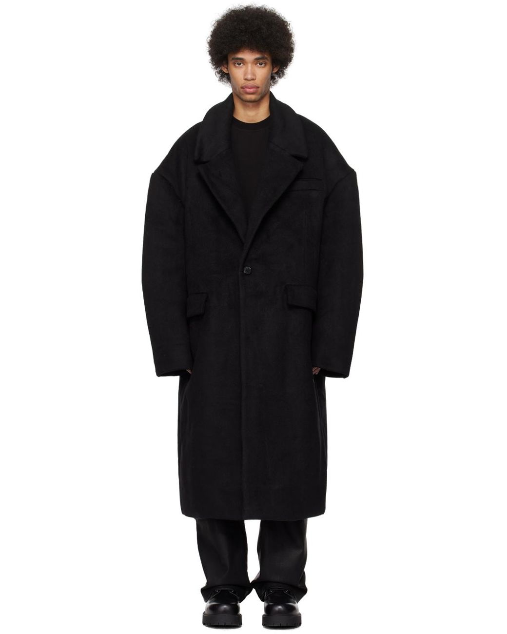Entire Studios Men's' Basilica Coat in Black | LN-CC®
