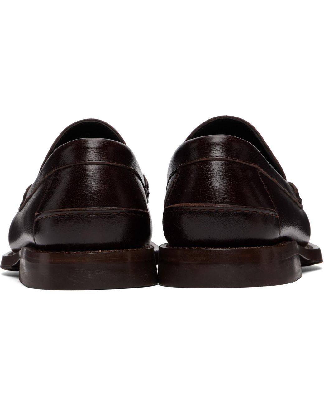 Hereu Black Nombela Waxed Loafers for men