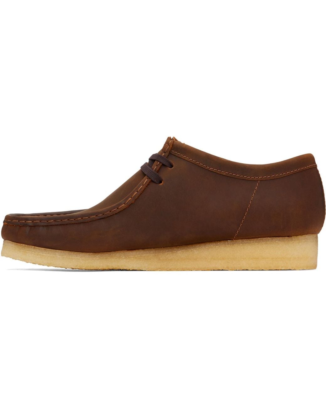 Clarks Brown Wallabee Derbys for men
