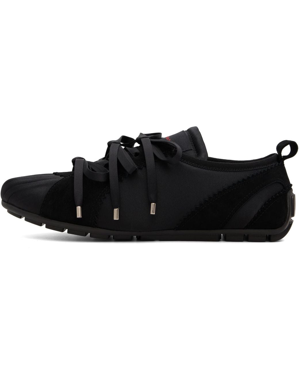 Simone Rocha Black Ballerina Grip Sneakers for men