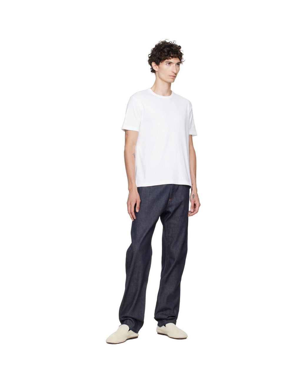 A.P.C. White Jacob T-Shirt for men