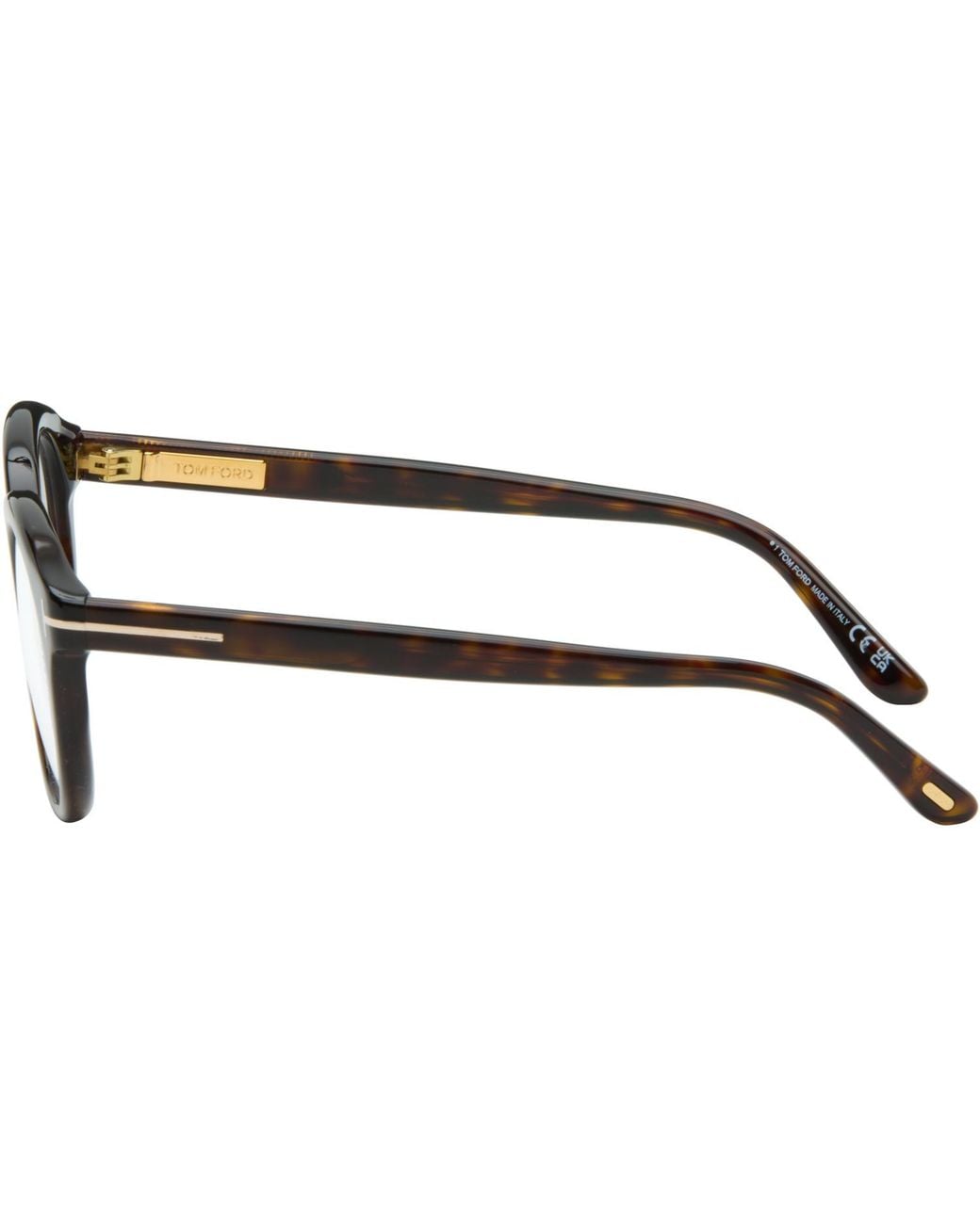 Tom Ford Brown Block Glasses for men