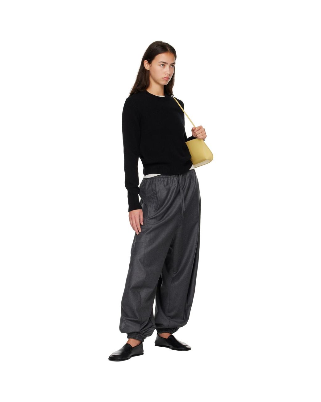 &Daughter Black Sligo Crewneck Sweater