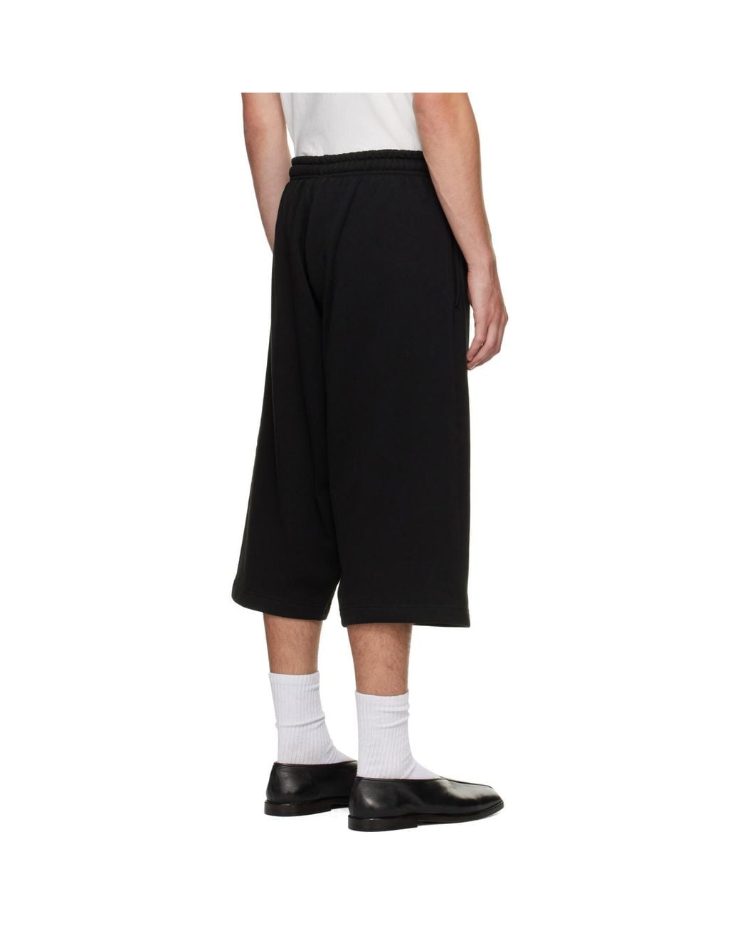 Entire studios Black Drop Shorts for men