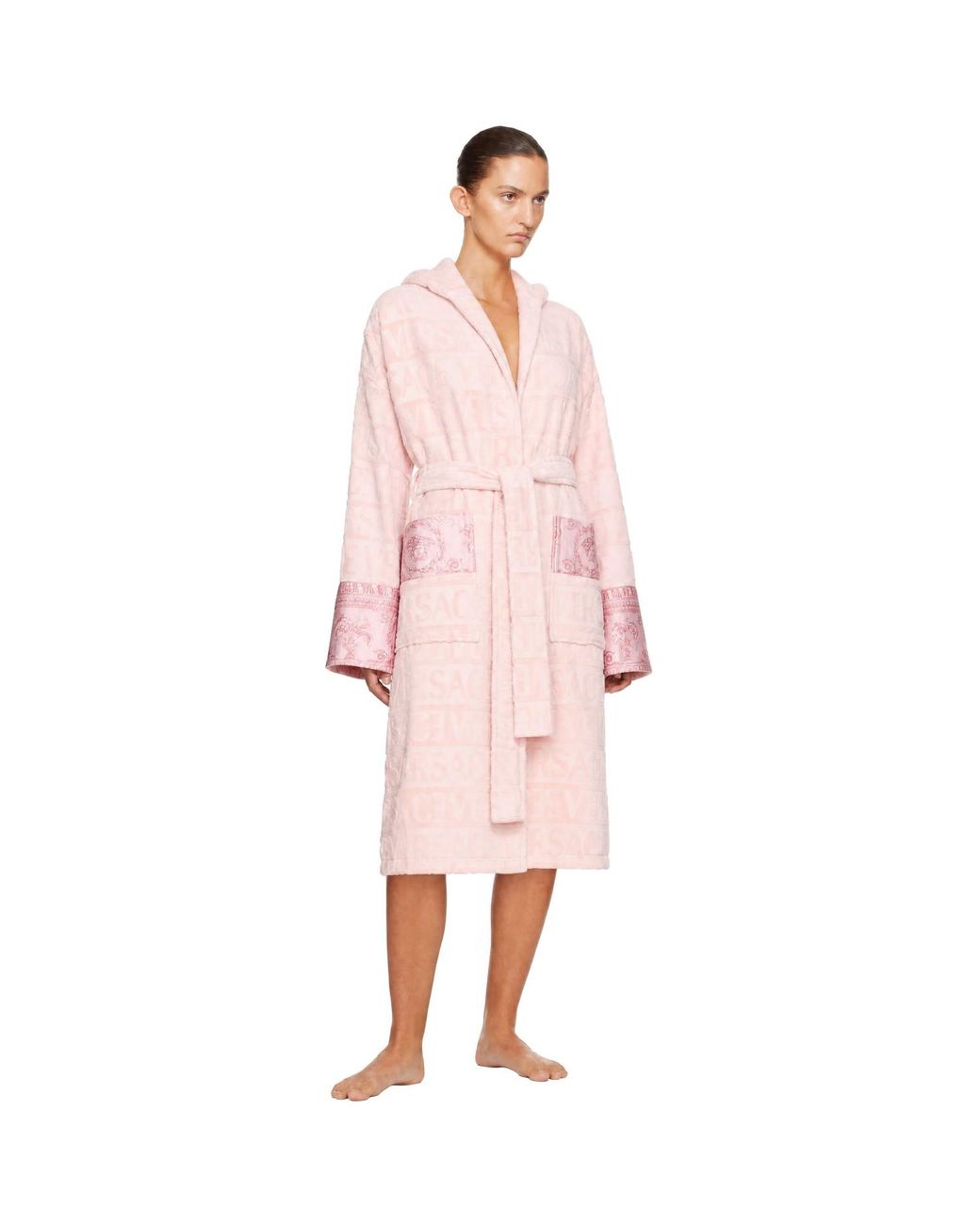 Versace Pink 'I Heart Baroque' Bathrobe