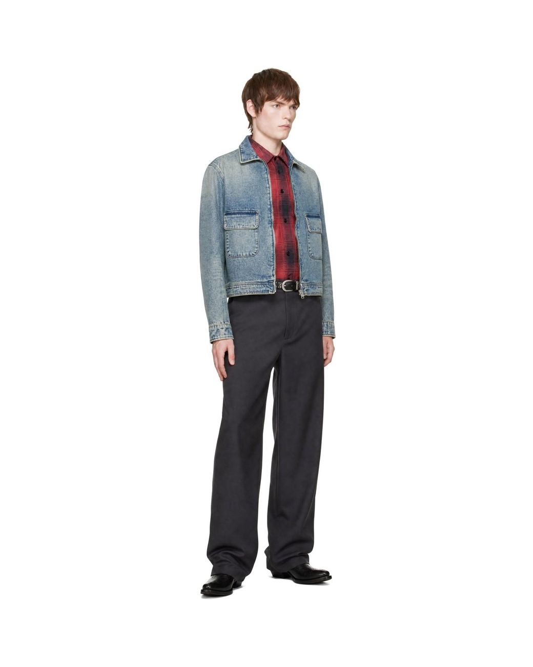 Carter Young Blue Andover Denim Jacket for men