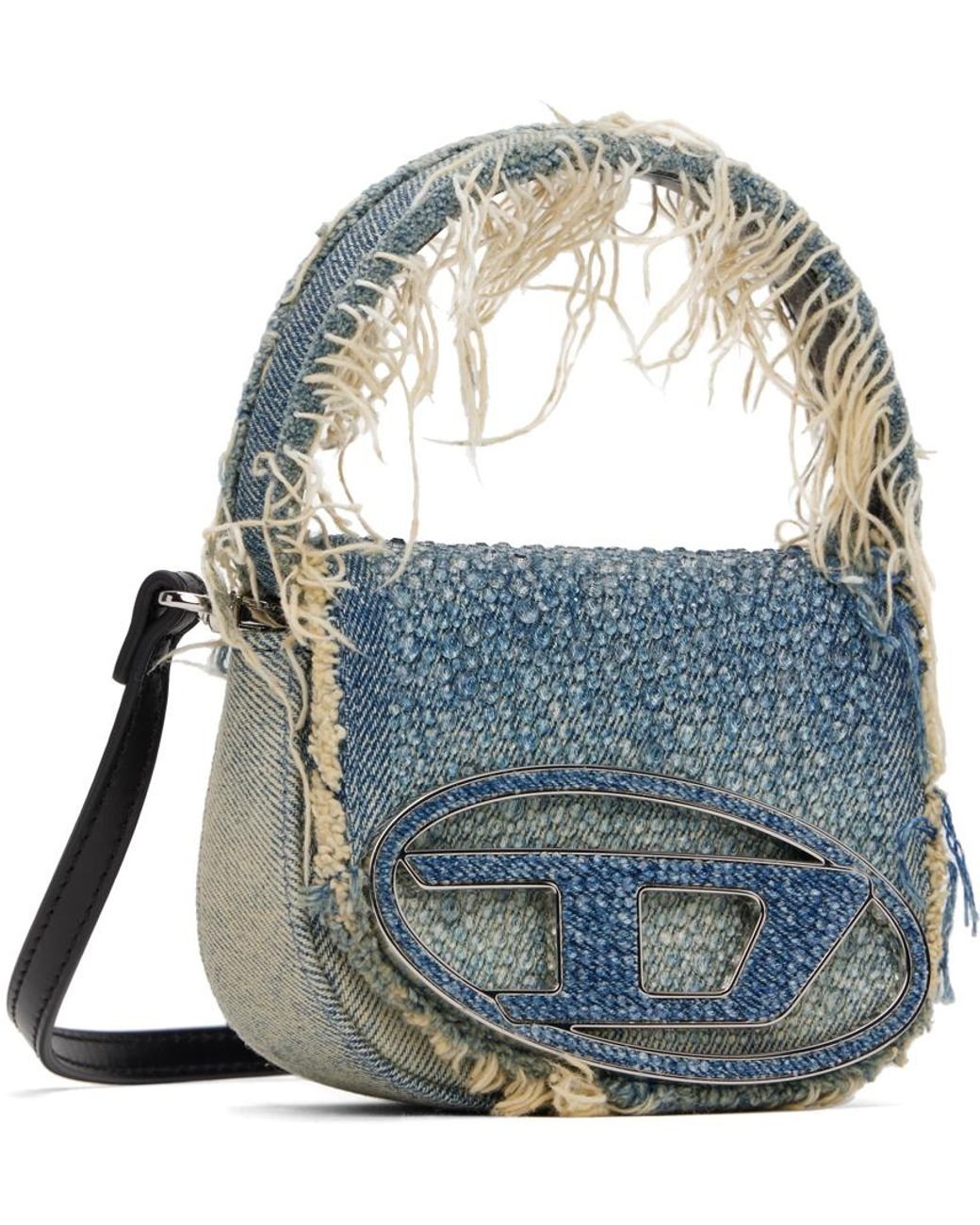 ショルダーバッグ・ポシェット 1DR TWIN DENIM CROSSBODY BAG Women's 1DR Twin-Double-pouch shoulder bag in solarised