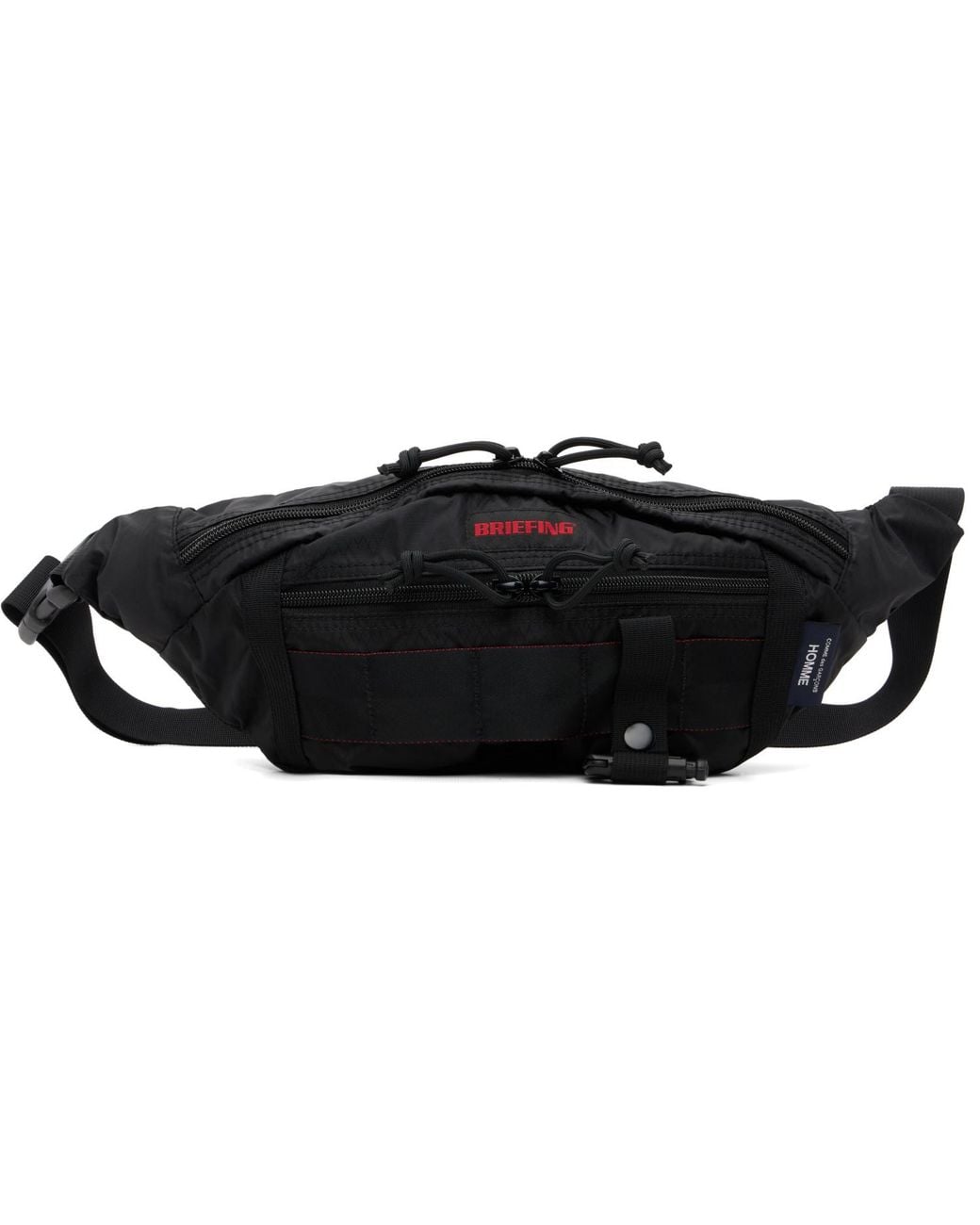 Comme des Garçons Black Briefing Edition Nylon Diamond Rip Belt Bag for men