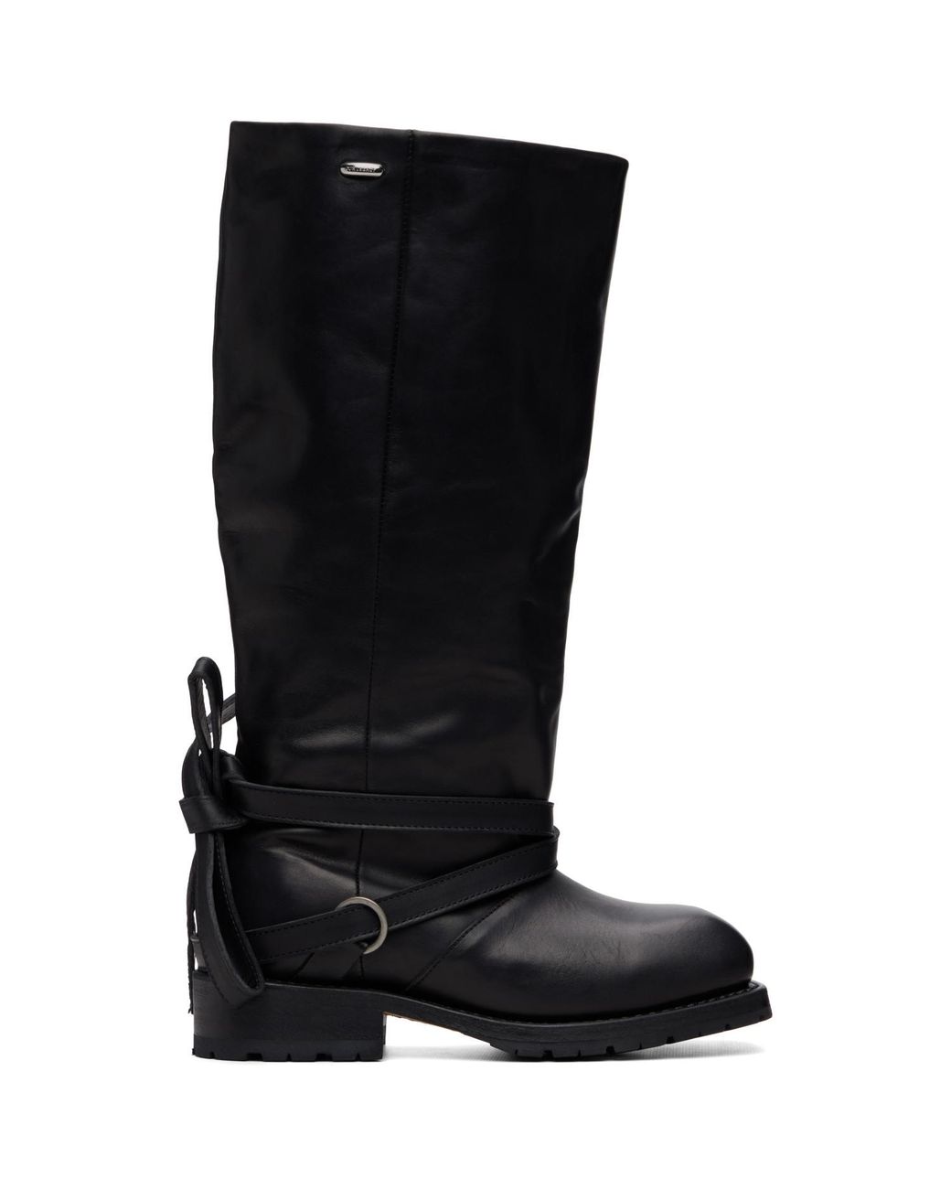 Our Legacy Black High Engine Tall Boots