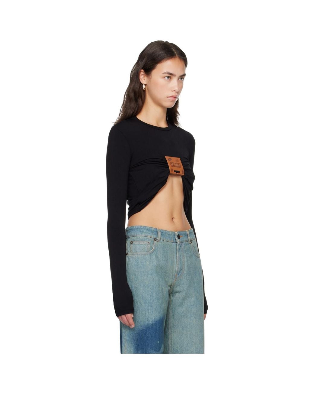 Jean Paul Gaultier Blue 'The Label' T-Shirt
