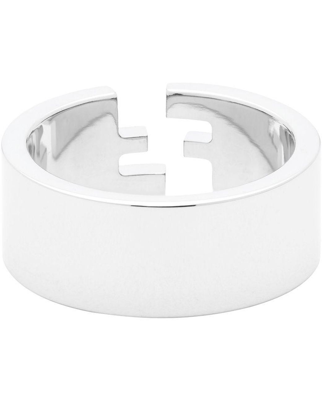Silver forever fendi ring deals