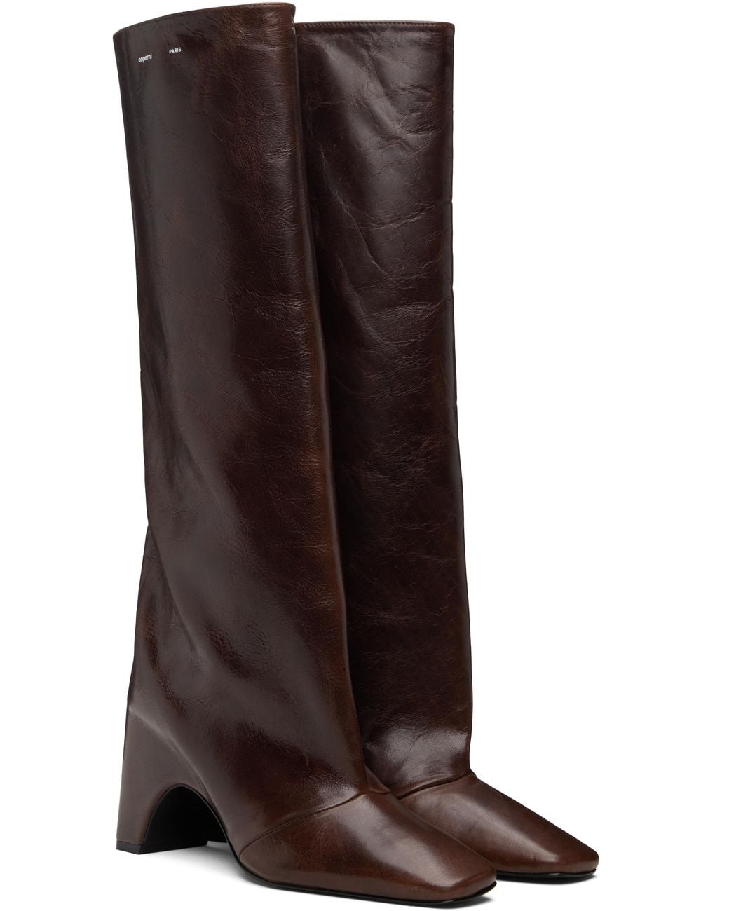 Coperni Brown Bridge Tall Boots