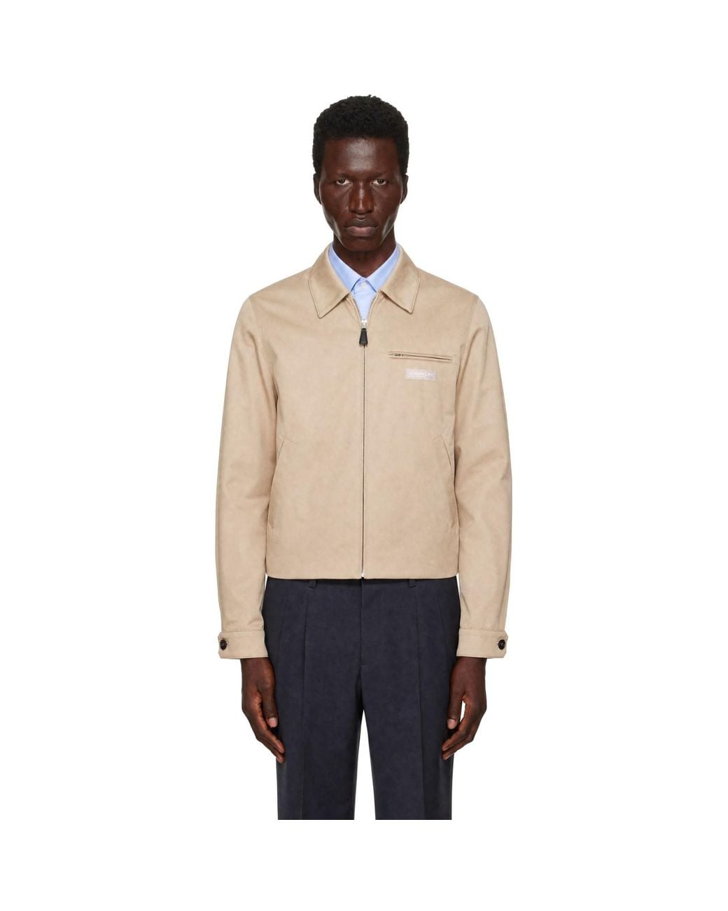 Givenchy Natural Cotton Harrington Jacket for men