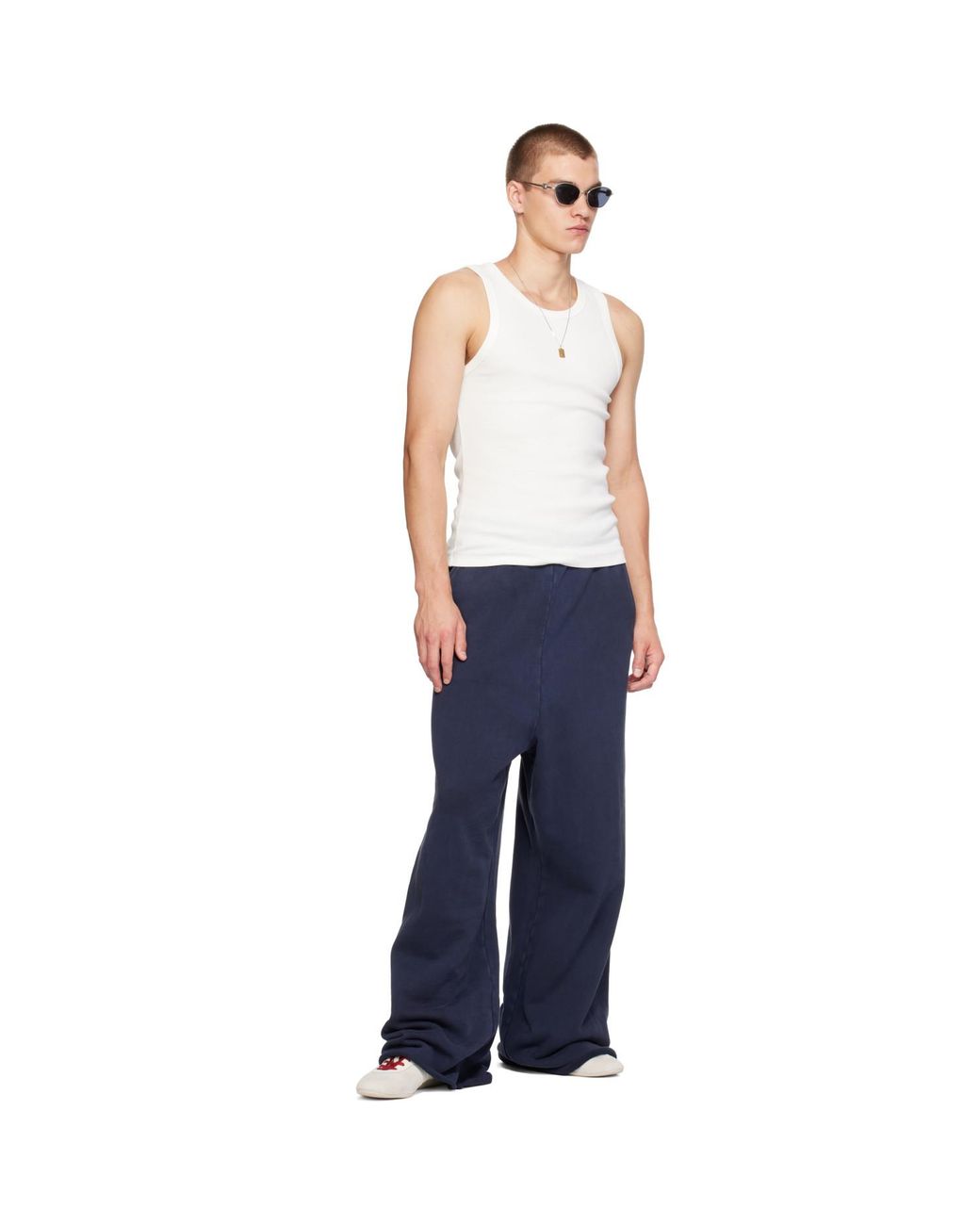Entire studios White Rib Tank Top for men