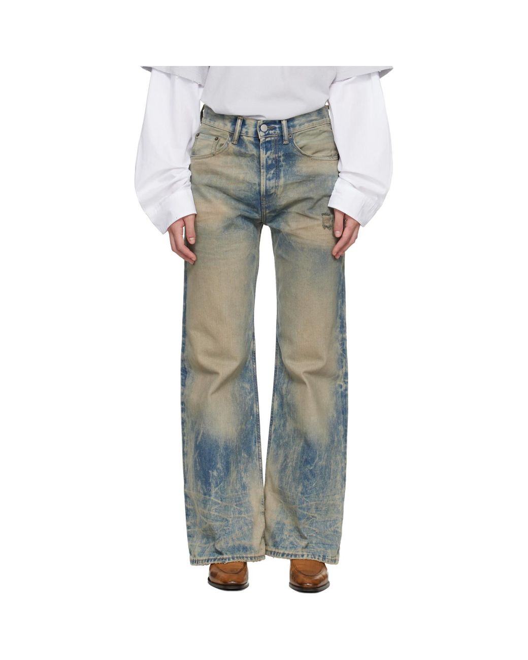 Acne Blue 2021F Regular Fit Jeans