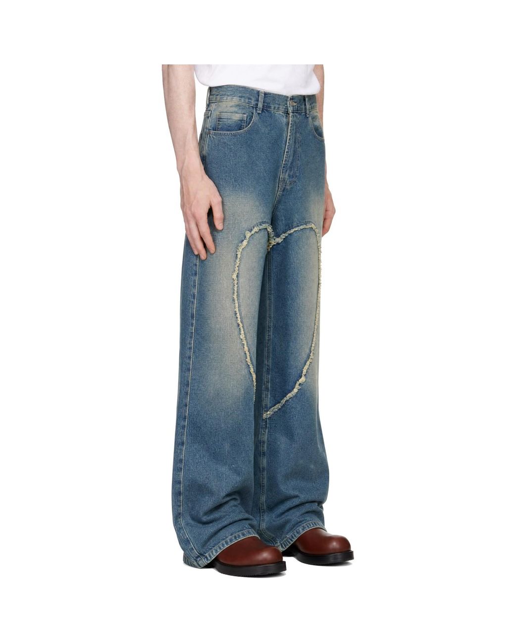 Carne Bollente Blue Love Pants 00's Jeans for men
