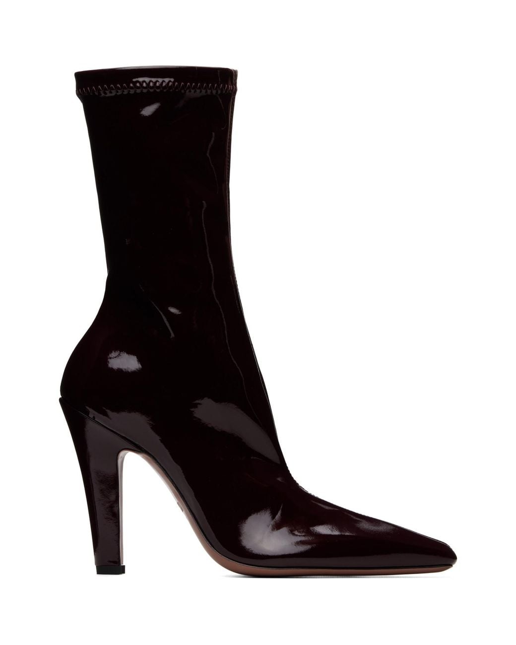 Paris Texas Black Burgundy Belle 75Mm Ankle Boots